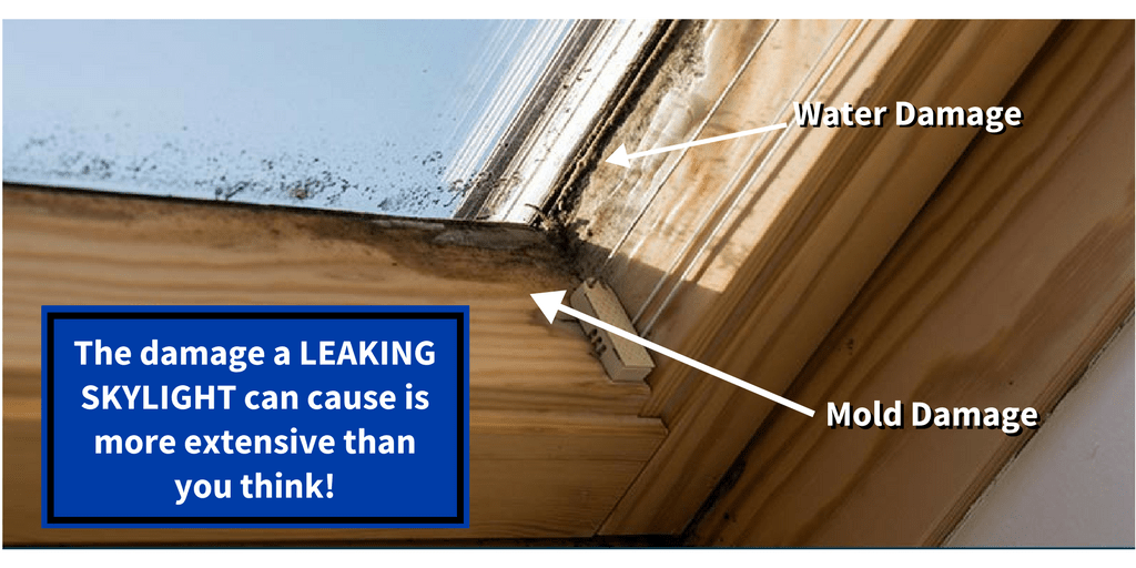 Water Damage From Leaky Skylights Steamatic Corporate Site